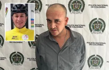 A Edison Arley Posada Pisada, alias Morcilla o Cucaracho, lo condenaron por el crimen de la leyenda del ciclismo nacional, Marlon Alirio Pérez Arango, luego de una riña en El Carmen de Viboral. FOTOS: CORTESÍA Y EL COLOMBIANO