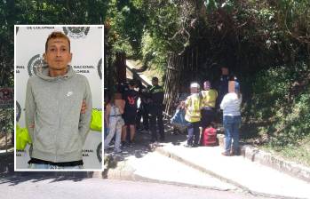 A Róbinson Duque Castañeda, de 37 años, lo capturaron por el asesinato de dos jóvenes en el parque de Las Mascotas, en Sabaneta. En un comienzo se había dicho que era un crimen sentimental contra la adolescente, versión que desvirtuaron las investigaciones. FOTO: GUILLERMO LEÓN OSPINA MUÑOZ Y CORTESÍA