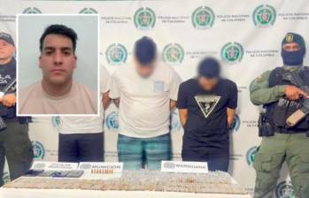 Sebastián Restrepo Berrío, alias Sebas, fue capturado después de que se ofreciera hasta $30 millones de recompensa por él. Su detención se produjo el pasado 15 de febrero. FOTO CORTESÍA POLICÍA METROPOLITANA