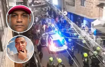 Al venezolano José Jesús Bello Chirinos (detalle, arriba), de 46 años, lo asesinaron en una riña dentro de un bar en el sector de El Raudal, centro de Medellín. A Jonathan Alonso Pérez Candela (detalle, abajo), de 40 años, le provocaron la muerte en una pelea en el barrio Las Estancias (foto). FOTOS: CORTESÍA