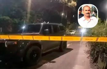 El ataque en contra de Mauricio Vanoy Bohórquez, de 42 años, y a una mujer en el barrio La Iguaná tiene al sobrino del exparamilitar Ramiro ‘Cuco’ Vanoy (detalle) entre la vida y la muerte. FOTO: CORTESÍA