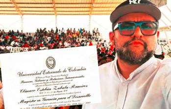 Por este diploma, que presentó para aspirar a cargos públicos, el exviceministro Climaco Esteban Zabala Ramírez podría ser condenado por el delito de falsedad en documento público. FOTOS: CORTESÍA