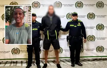 Rubén de Jesús Saldarriaga Sánchez, de 31 años, fue capturado por el presunto crimen de su exnovia, la influenciadora La Traviesa RP. FOTOS: CORTESÍA POLICÍA METROPOLITANA Y REDES SOCIALES