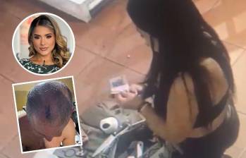 La mujer ingresó a la vivienda y luego de requisar cajones y abrir la caja fuerte, logró sustraer varios millones de pesos y objetos de valor. En medio del hurto golpeó en la cabeza al papá de la periodista Catalina Botero en la cabeza. FOTO: TOMADA DE VIDEO