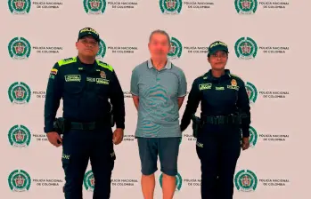 Al paisa Gildardo de Jesús Taborda lo capturaron por delitos relacionados con el narcotráfico en Perú. Se estaba ocultando en su vivienda familiar, en el barrio Santa Fe, de Medellín. FOTO: CORTESÍA
