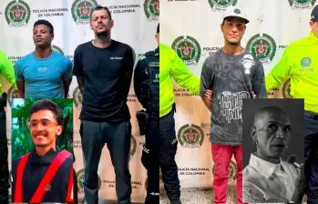 En la imagen izquierda: a Yoimar Blandón Córdoba (izq.) y a Daniel González Cano (der.) los condenaron por el asesinato del docente Mateo Jaramillo Naranjo (detalle). En la imagen derecha: Diego Alexánder Becerra Rave deberá purgar una pena por el crimen del activista Karis Saldarriaga (detalle). FOTOS: CORTESÍA
