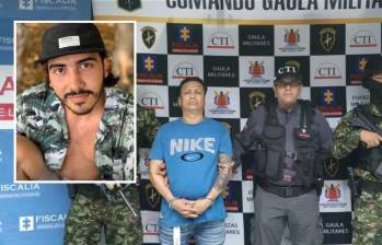Weimar Alexander Castillo, alias 300, presunto cabecilla de la banda El Mesa, fue capturado por agentes del CTI de la Fiscalía y el Gaula Militar por la desaparición del ingeniero Andrés Camilo Peláez Yepes. FOTOS: CORTESÍA