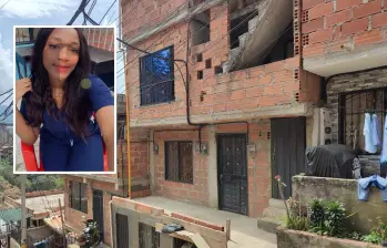 A Yulieth Tatiana Murillo Peña (detalle), de 25 años, la encontraron muerta dentro de la propiedad en el barrio Villa Linda, de Bello. FOTOS: ANDRÉS GARCÍA HERNÁNDEZ Y CORTESÍA