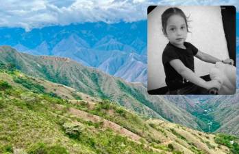 En este punto de la vereda La Aguacatala, de Buriticá, fue encontrado el cuerpo sin vida de Michel Dahiana Henao Chavarria, de 6 años. FOTOS: MANUEL SALDARRIAGA Y CORTESÍA