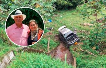Rodrigo Giraldo y Marta Dolly Tamayo murieron por cuenta de la persona que conducía un carro particular en estado de embriaguez y los arrolló. FOTOS: CORTESÍA