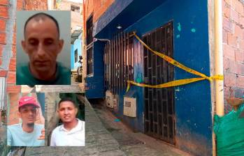 Por el asesinato de los hermanos Jorge Armando y Miguel Ángel Ramos Ospino (abajo), además de Víctor Rafael Blanco Castro, dentro de esta casa en la vereda El Llano, de La Estrella, un juez mandó a la cárcel a Luis Alberto Vásquez Machado (arriba), alias El Flaco. FOTOS: Andrés Felipe Osorio y cortesía