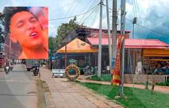 En una de las mesas de este restaurante, en la vía de acceso a Calima El Darién, Valle del Cauca, mataron a Juan Pablo Leal Vásquez, de 27 años, más conocido como Pablito Tusi. FOTO: Cortesía Periódico Regional RedAcción Calima