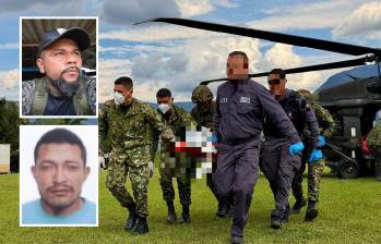 Tras la muerte de Erlinson Echavarría Escobar (arriba), alias Ramiro, el mando del frente 18 de las disidencias de las Farc quedaría en manos de Wilmar de Jesús Graciano Molina (detalle), alias Román. FOTOS: CORTESÍA