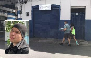 Jhoan Alexis Agudelo Castrillón, de 25 años, había inaugurado este salón de belleza en febrero pasado. Un hombre intentó robarle el celular a una clienta, pero fue baleado cuando intervino. FOTOS: LAURA ROSA JIMÉNEZ VALENCIA Y CORTESÍA.