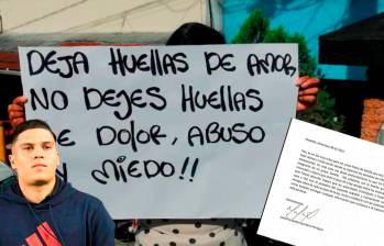 Juan Fernando Quintero denunció por medio de una carta los hechos por los cuales su tío es buscado. FOTOS: EL COLOMBIANO Y CORTESÍA