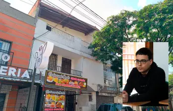 En esta vivienda del barrio Laureles, occidente de Medellín, ocurrió el asesinato del personero Federico Hull Marín (detalle), de 27 años, el pasado 15 de marzo. FOTOS: Susana Cogua Pérez y cortesía