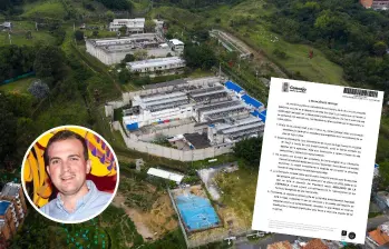 El presidente del Concejo de Medellín, Alejandro de Bedout, detalló cómo se iría a producir la fuga masiva de los integrantes de la mesa de paz de la Cárcel de Itagüí. FOTO: MANUEL SALDARRIAGA