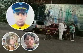 Por este homicidio, ocurrido en la noche del 27 de enero de 2022, las autoridades condenaron a Jorge Alejandro Zapata García (arriba), de 38 años. En el hecho fueron asesinados Maribel Andrea Pimienta Rivera (abajo, izq.), de 35 años, y su hijo Breiner Andrés Agudelo Pimienta (abajo, der.), de 17 años. FOTOS: CORTESÍA