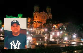 La última persona asesinada en la zona urbana de Yarumal fue Juan David Gómez Vallejo, de 39 años, a quien balearon en el parque principal de este municipio en la noche del 28 de octubre. FOTOS: MANUEL SALDARRIAGA Y CORTESÍA EL YARUMALEÑO