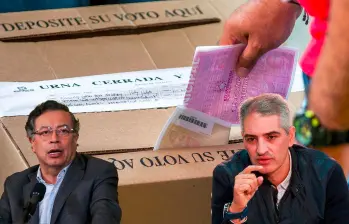 Las faltas de garantías para las elecciones, luego del informe de la Defensoría del Pueblo, generaron un nuevo cruce entre el gobernador de Antioquia, Andrés Julián Rendón, y el presidente Gustavo Petro. FOTOS: EL COLOMBIANO