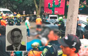 Como Santiago Leal Cardona, de 28 años, fue identificado el conductor de moto que fue arrollado por el conductor de un carro luego del hurto de tres cadenas en el barrio Cristo Rey, de Medellín. FOTOS: CORTESÍA
