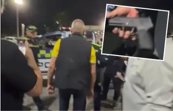 Agentes de la Policía Metropolitana detuvieron a esta persona y luego de imponerle un comparendo por el Código de Policía, lo dejaron en libertad. FOTOS: CORTESÍA