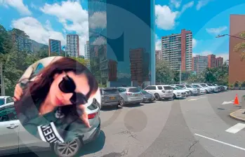 En el parqueadero del Mall del Este, en El Poblado, ocurrió el asesinato de María del Pilar Zea Cobo (detalle), de 41 años. FOTO: ALEJANDRA MORALES RÍOS