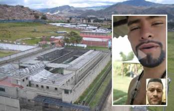 La videollamada entre Néider Yesid Uñates López, alias Primo Gay, y Édgar de Jesús Orrego Arango, alias Firu, se produjo cuando el segundo estaba en la cárcel La Picota, de Bogotá. FOTOS: CORTESÍA