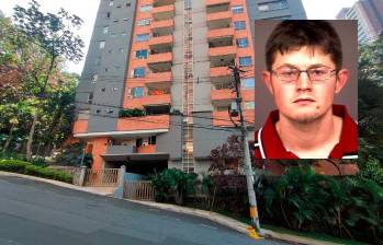 En este edificio del barrio El Vergel, en la comuna 14 (El Poblado), ocurrió la muerte del estadounidense Chase Patrick Dunlavey (foto), de 40 años. FOTOS: ANDRÉS GARCÍA HERNÁNDEZ Y CORTESÍA