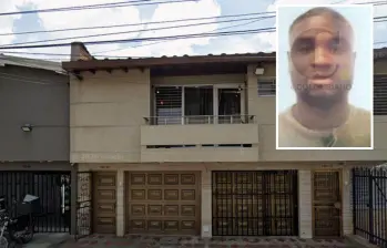 Dentro de esta casa, en el barrio Estadio, ocurrió el asesinato del estadounidense Jean Roody Dagobert (detalle), de 36 años. FOTO: GOOGLE MAPS Y CORTESÍA