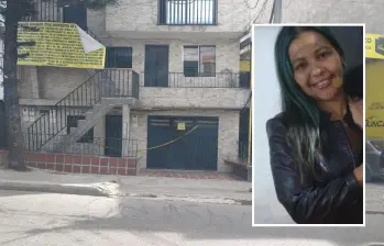 Dentro de esta vivienda del barrio San José, de Itagüí, ocurrió el asesinato de Arelis María Bertel Hernández (detalle), de 41 años. FOTO: GUILLERMO LEÓN OSPINA MUÑOZ Y CORTESÍA