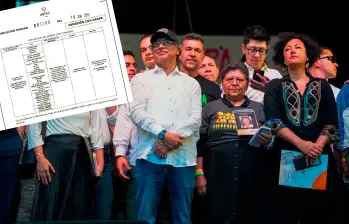 Documento del Inpec demuestra que la senadora Isabel Cristina Zuleta (der) solicitó la salida de prisión de nueve cabecillas de bandas criminales que se encuentran actualmente pagando condenas por más de 10 años de prisión y que forman parte de la mesa de la paz urbana. FOTO: PRESIDENCIA
