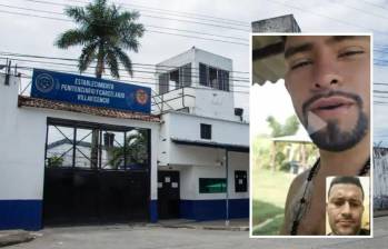 La videollamada entre Néider Yesid Uñates López, alias Primo Gay, y Édgar de Jesús Orrego Arango, alias Firu, se produjo cuando el segundo estaba en la cárcel de Villavicencio, Valle del Cauca. FOTOS: CORTESÍA