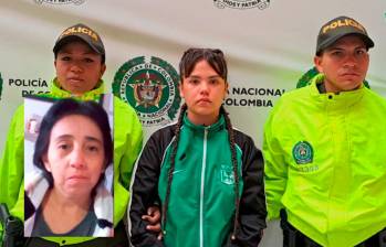 Angie Michell Mazo Castañeda fue capturada días después del crimen de Blanca Inés Giraldo Castrillón (detalle) el 28 de septiembre de 2022 en el barrio La Asomadera, de Medellín. FOTOS: CORTESÍA
