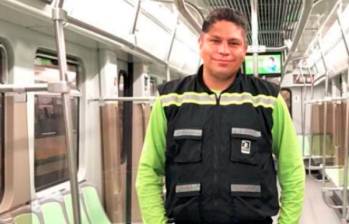 Diego Alejandro Vélez Jaramillo entregó 29 de los 47 años de su vida a trabajar en el Metro de Medellín en distintas áreas. FOTO: CORTESÍA