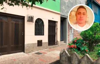 Dentro de esta vivienda del barrio Boston, en el centro de Medellín, fue encontrado el cuerpo sin vida de Marco Guillermo Cerro Moreno, de 38 años. Llevaba en esta propiedad una semana. FOTOS: Laura Rosa Jiménez ycortesía