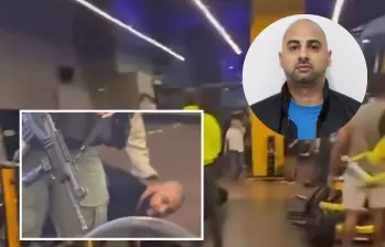 Agentes de la Dirección de Antinarcóticos de la Policía Nacional y la Interpol detuvieron al canadiense Arif Jhuman mientras se encontraba haciendo ejercicio en un gimnasio del barrio El Tesoro, en la comuna 14 (El Poblado). FOTO: CORTESÍA