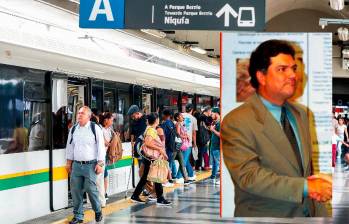 Álvaro Bernal Londoño (detalle) fue el sexto gerente que tuvo el Metro de Medellín en su historia. Estuvo entre mayo de 1999 y febrero de 2001. FOTOS: JAIME PÉREZ Y ARCHIVO