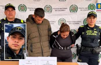 A Deibi Gabriel Acevedo Sánchez y a Anngi Natalia Díaz Sierra los mandaron a prisión por el asesinato del guarda de seguridad Cristian David Garzón Castro (detalle). FOTOS: CORTESÍA