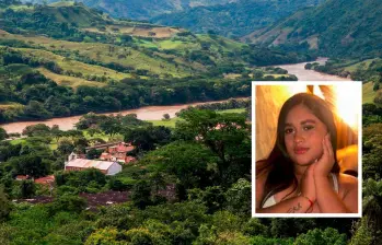 Emiliana Castrillón Herrera (detalle), de 19 años, está desaparecida desde el 1 de noviembre en el municipio de Venecia. El cuerpo hallado el lunes en las aguas del río Cauca, en el corregimiento Bolombolo, se presume que sería el de ella. FOTOS: JULIO CÉSAR HERRERA Y CORTESÍA