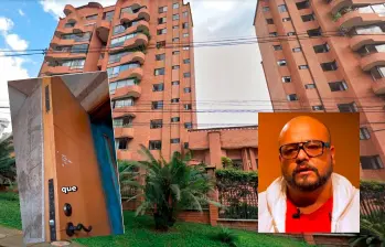 En el edificio Praderas, en el barrio El Poblado, estaba el penthouse que le decomisaron a Carlos Arturo Escobar Marín, alias El Hacker, y que la tenía rentada por 3.340.000 pesos mensuales. Tenía una puerta blindada en el baño. FOTO: CORTESÍA SAE