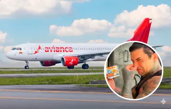 Avianca tomó medidas tras un incidente que alteró la normalidad de un vuelo internacional. FOTO PANTALLAZO DE TIKTOK Y AVIANCA.