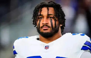 Marshawn Kneeland, que tenía 24 años de edad, y jugó en siete de los nueve juegos de esta temporada de los Cowboys. FOTO GETTY