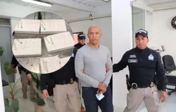 Álvaro Córdoba fue condenado por las autoridades estadounidenses el 26 de abril de 2024 por un cargo relacionado con narcotráfico. FOTO: Policía Nacional