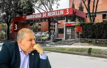 El rector Néstor Raúl Posada fue nombrado en una polémica sesión celebrada en 2024, reunión que hoy revisa la justicia. FOTOS: El Colombiano