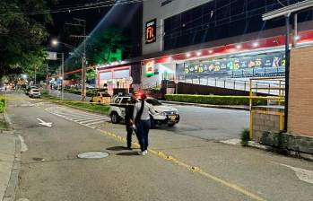 Momentos de pánico vivieron ciudadanos de Bello tras sospecha de una bomba. FOTO CORTESÍA. 