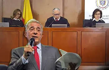 Tribunal Superior absolvió al expresidente Álvaro Uribe Vélez. Foto: Ilustración de EL COLOMBIANO
