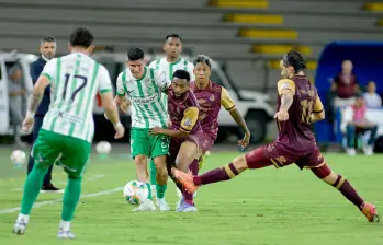 Nacional visita al Tolima en el Manuel Murillo Toro. FOTO COLPRENSA