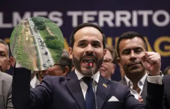 Abelardo de la Espriella se posesionará como presidente de Colombia este 7 de agosto en la ciudad de Cali. FOTO: Colprensa, Concesionaria Rutas del Valle. 