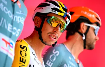 Egan Bernal, de 29 años, suma dos top-10 generales en el Giro. Ya ganó la carrera en 2021 y en 2026 busca lograr un nuevo podio. Foto: X-Netcompany INEOS